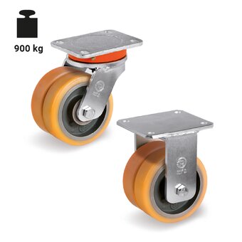 TR-64-EEGMHD-Doppelräder mit elektroschweißten Gehäuseen